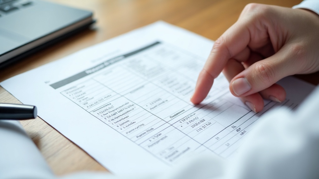 Documents et calcul de remuneration, vue complementaire